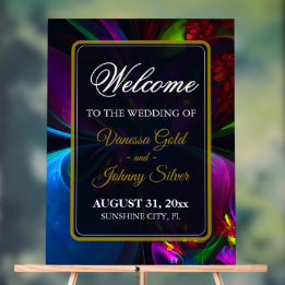 Elegantes klassisches modernes Blumenmuster #902 H Acrylschild