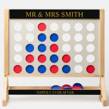 Elegantes klassisches Monogramm Mr und Mrs Hochzei