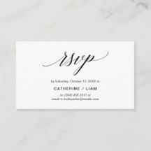 Elegantes klassisches, Navy Blue Script, Party UAW