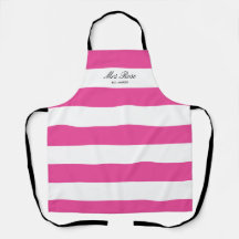Elegantes klassisches rosa Stripe Geschenk zum ers