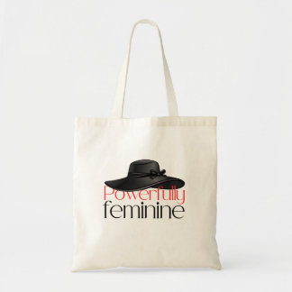 Elegantes "Kraftvoll Feminines" Chic Schwarzer Hut Tragetasche