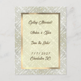 Elegantes Kritzelmuster Postkarte