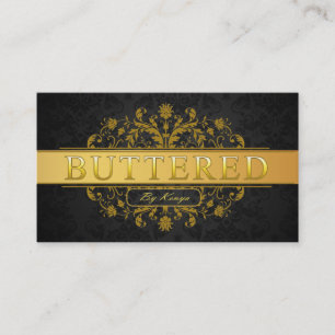 Elegantes kundenspezifisches Logo-dunkler Visitenkarte