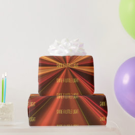 Elegantes Kupfermetallic-Muster Schönes, stilvolle Geschenkpapier