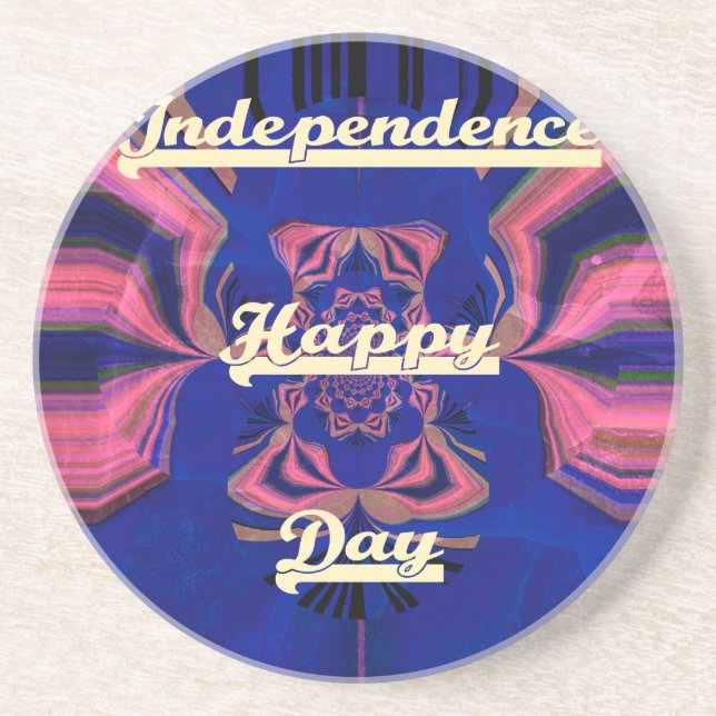 Elegantes Lady Portrait: Ein buntes Kunstwerk Untersetzer (Vorne)