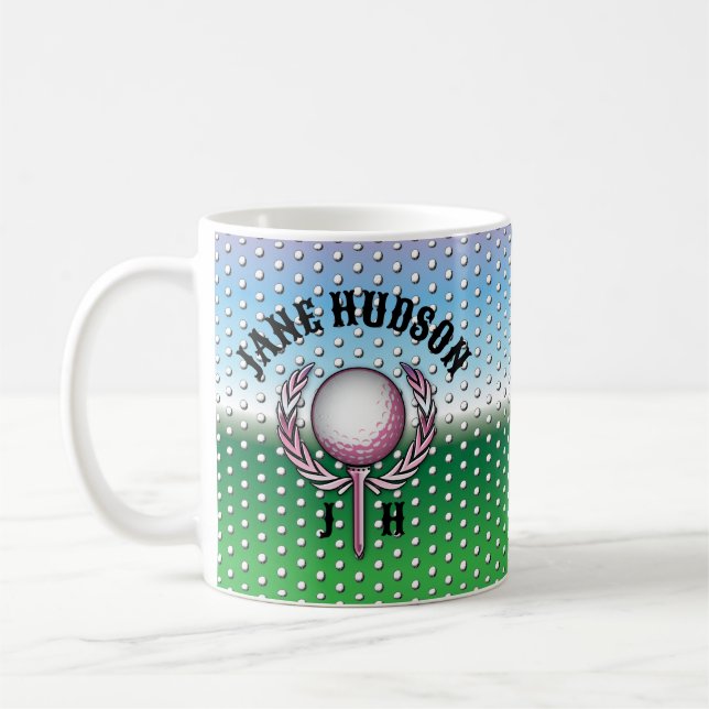 Elegantes Ladys Golf Design Kaffeetasse (Links)