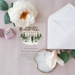 Elegantes Landgut | Einladung zur Hochzeitsfeier<br><div class="desc">Elegantes Landgut | Villa Wedding Einladung - Laden Sie Ihre Familie und Freunde zu Ihrem fröhlichen Ereignis mit unserem eleganten Landhaus ein | Villa Wedding Einladung mit einer landschaftlichen Aquarellbild eines prachtvollen Landhauses mit Braut,  Bräutigam und Grün. Diese Einladung ist perfekt für eine Hochzeit zu jeder Jahreszeit.</div>