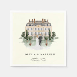 Elegantes Landgut | Ranch Country Wedding Serviette