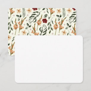 Elegantes Landhaus   Ranch Green Umschlagkarte Begleitkarte