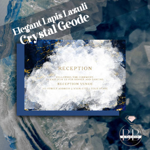 Elegantes Lapis-Lazuli-Kristall-Druse Einladung