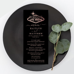 Elegantes Las Vegas Hochzeit in Urlaubsort Menü