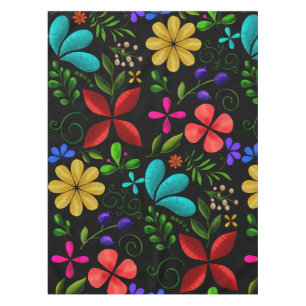 Elegantes lateinamerikanisches volkstümliches Flor Tischdecke