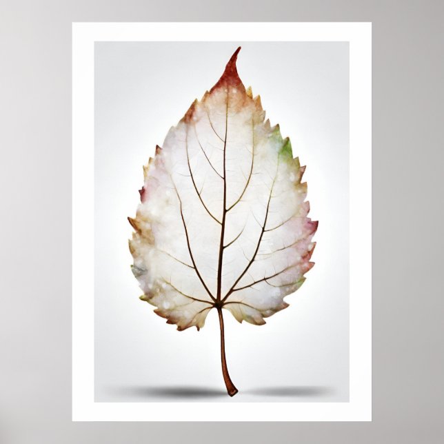 Elegantes Leaf Natures Vein Artprint Poster (Vorne)
