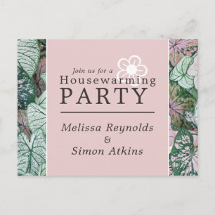 Elegantes Leaf, Party einladen Einladungspostkarte