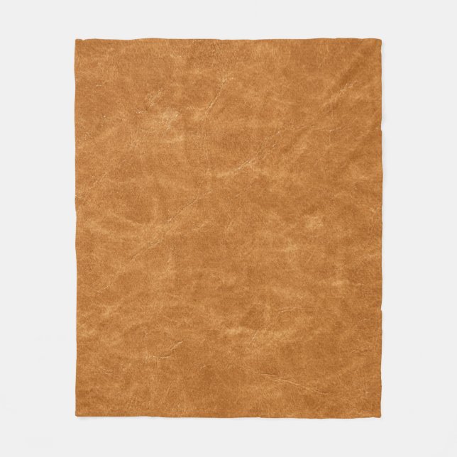Elegantes Lederhintergrund Fleecedecke (Vorderseite)