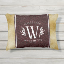 Elegantes Lederleder und Vintages Namensmotto