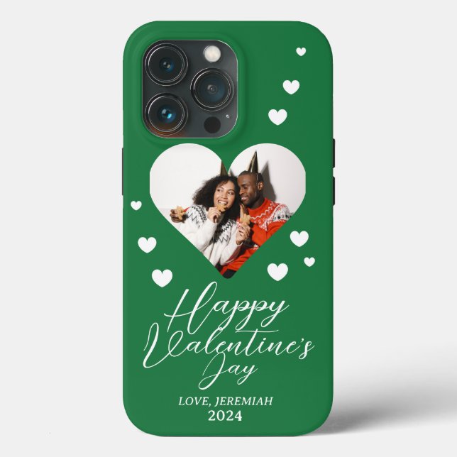 Elegantes Liebe Happy Valentine Day Family Foto Case-Mate iPhone Hülle (Rückseite)