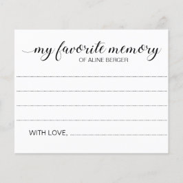 Elegantes Lieblingsgedächtnis einer geliebten Best