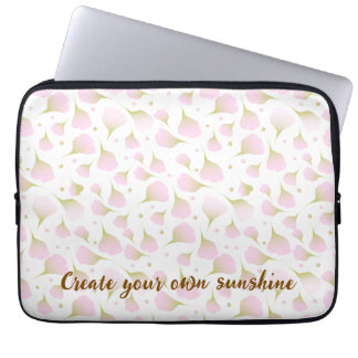 Elegantes Light Powder Rosa Benutzerdefiniertes Zi Laptopschutzhülle