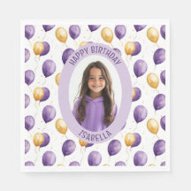 Elegantes Lila Balloons-Foto
