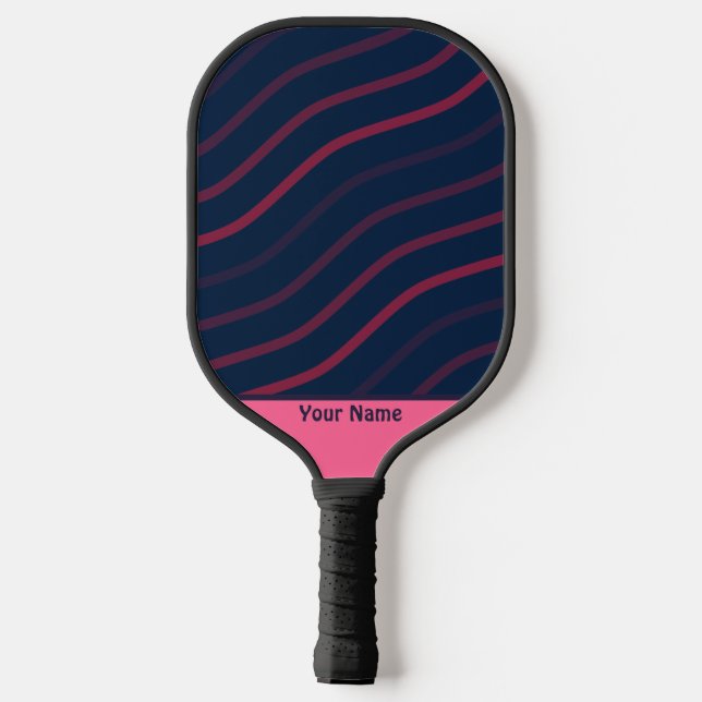 Elegantes Lila Beruflich Pickleball Schläger (Rückseite)