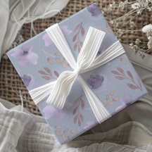 Elegantes Lila Blumenmuster