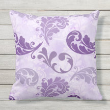 Elegantes Lila Feathers-Muster