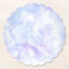 Elegantes Lila Lilac-Blume-Design Untersetzer