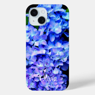Elegantes lila Magenta Blumenhydrangea Case-Mate iPhone Hülle