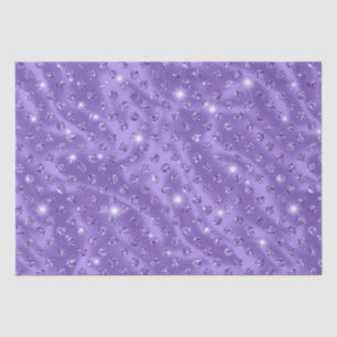 Elegantes lila Punkte-Metallglanz-Muster Seidenpapier