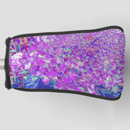 Elegantes Lila und blaues Limelight Hydrangea Golf Headcover