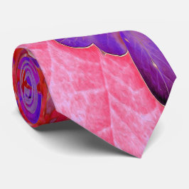 Elegantes Lila und Orange Limelight Hydrangea Krawatte