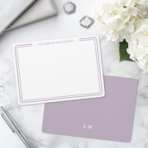 Elegantes lila zweifaches Rahmen Minimalistisches 