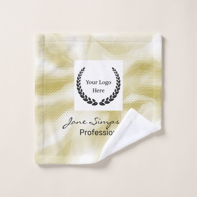 Elegantes Logo Gold Textur Waschlappen (Waschlappen)