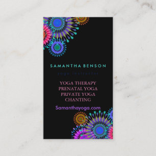 Elegantes Logo Yoga Meditation Visitenkarte