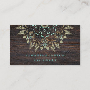Elegantes Lotus-Logo Yoga Meditation Wellness Visitenkarte