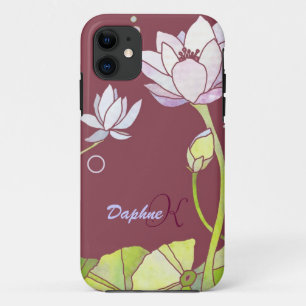 Elegantes Lotus-Monogramm Case-Mate iPhone Hülle