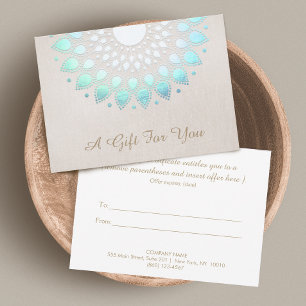 Elegantes Lotus Salon und Wellness-Center Geschenk