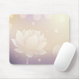 Elegantes Lotusblumen-Mauspad Mousepad
