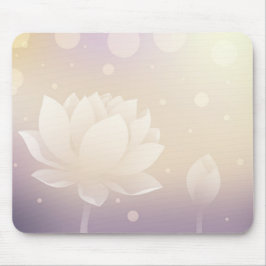 Elegantes Lotusblumen-Mauspad Mousepad