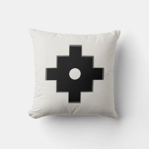 Elegantes Machu Picchu geometrisches Design Kissen