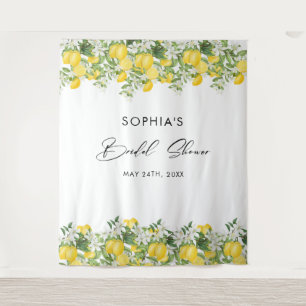 Elegantes Main Squeeze Brautparty-Foto-Hintergrund Wandteppich