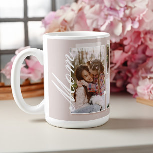 Elegantes Mama Script Snapshot MuttertagsFoto Kaffeetasse