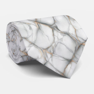 Elegantes Marmor-Adern-Muster Krawatte