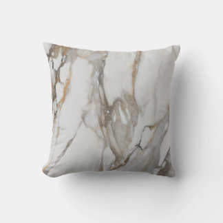Elegantes Marmormuster-Baumkronen Kissen