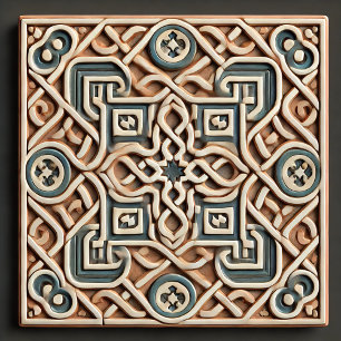 Elegantes marokkanisches Zellige Tile - Intricate Fliese