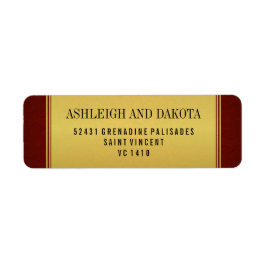 Elegantes Maroon Wedding Collection & Gold Overlay