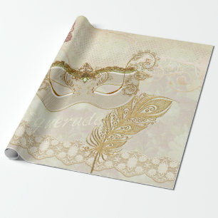 Elegantes Maskerade-Packpapier Geschenkpapier