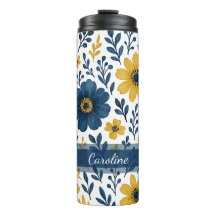 Elegantes, mediterranes Blumenmuster