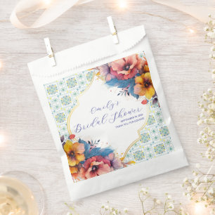 Elegantes mediterranes Brautparty Geschenktütchen